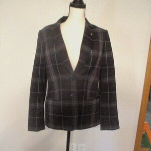 BNWT Gorgeous Tommy Hilfiger Plaid Blazer Size 10 Classic  Lot A